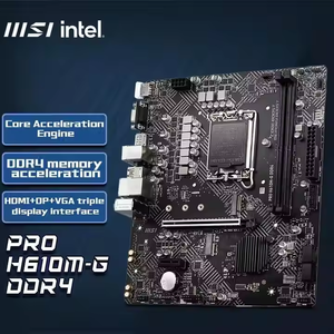 لوحة أم للكمبيوتر المكتبي MSI PRO H610M-E DDR4 تدعم معالجات إنتل LGA1700 مثل 12400F/12490F/13400F مع فتحة <span class=keywords><strong>M</strong></span>.<span class=keywords><strong>2</strong></span> - Product Image 2
