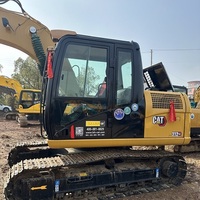 Miniexcavadora Usada Caterpillar 312GC Modelo 2022 con Motor Japonés, Maquinaria de Construcción con Caja de Cambios PLC de Alta Eficiencia
