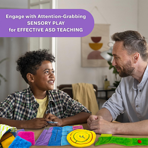 Autisme Thérapie Sensorielle Fidget Toys Produits Soulagement De L'anxiété Anti-Stress Push Pops Kits De Moteurs Oraux Sensoriels En Silicone Pour L'autisme - Product Image 5