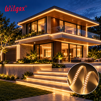 Garansi 5 Tahun IP65 Tahan Air Strip LED Baris Ganda 7x17mm 40m 180 LED/m 3000K 4000K 6500K Dapat Dipotong Pencahayaan Komersial