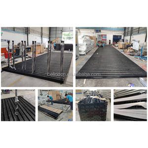 رفوف تخزين من الجرانيت والفولاذ للاستخدام الصناعي، رفوف عرض الحجر للمستودعات - Product Image 6