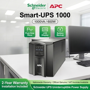SAI/<span class=keywords><strong>UPS</strong></span> <span class=keywords><strong>APC</strong></span> SMT1000I <span class=keywords><strong>1000VA</strong></span> Online <span class=keywords><strong>Smart</strong></span>-<span class=keywords><strong>UPS</strong></span> 1kVA 700W LCD <span class=keywords><strong>APC</strong></span> <span class=keywords><strong>Smart</strong></span>-<span class=keywords><strong>UPS</strong></span> con Batería de Plomo-Ácido para Centro de Datos - Product Image 1