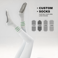 Chaussettes de yoga antidérapantes pour femmes, fitness, coton, design personnalisé, chaussettes de yoga décontractées en tricot, vente en gros à bas prix