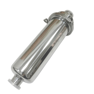 Carcasa de filtro de aire de acero inoxidable de 20 10 5 2.5 pulgadas con abrazadera triple y cartucho plisado de PTFE - Product Image 1