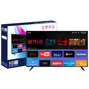 Üretici düz ekran televizyonlar akıllı tv 24 32 40 43 50 55 65 85 inç led tv akıllı de 65 pulgadas android telefonlar