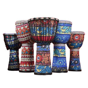 Farlle.na กลองมือกลองแอฟริกันสำหรับเด็กผู้เริ่มต้นใช้กีตาร์10นิ้ว22ซม. * 42ซม. กวังดงจากจีน - Product Image 1