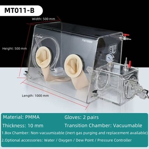 Caja de Vacío Acrílica con Certificación CE MITR, Equipo de Laboratorio Libre de Agua y Oxígeno con Reemplazo de Gas Inerte - Product Image 4