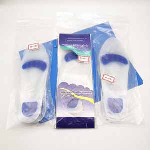 Plantillas Ortopédicas de 2 Piezas, Almohadillas de Gel Suave, Silicona, para Pies Planos, Deportes, Absorción de Impactos, Masaje, Soporte para Pies, Unisex - Product Image 6