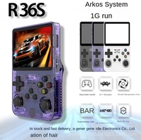 Console de jeu portable R36S 64 Go, 15000 jeux vidéo classiques rétro, écran 3,5 pouces, système Linux EE, console de jeu portable classique en plastique