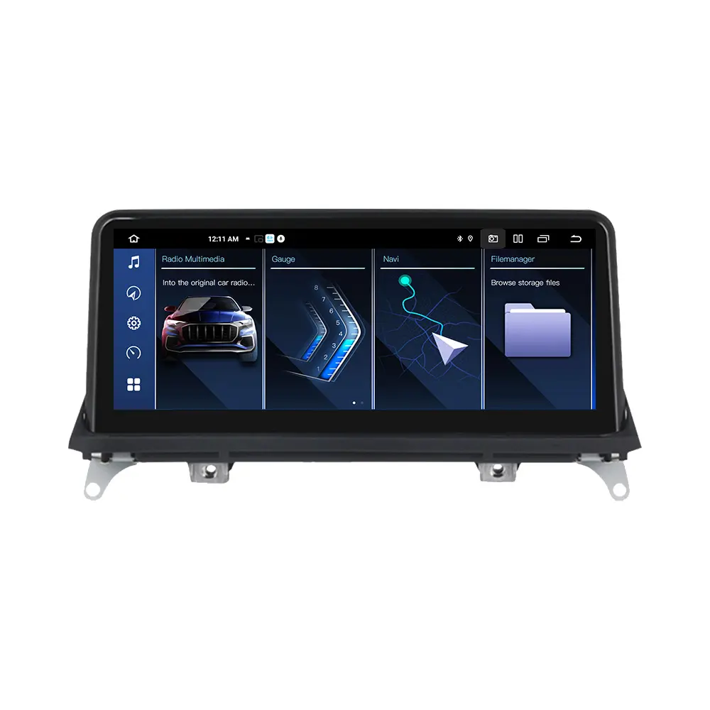 Navifly Mnx 10.25 Inch Android 12 Auto Accessoires Touchscreen Voor Bmw X 5X6 E70 2011-2014 Auto Spelen + Auto Audio 4G Lte