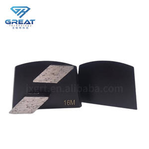 Giày Mài bê tông OEM Hỗ trợ các công cụ mài mòn với đôi phân đoạn hình bầu dục Độ cứng Trung bình loại đĩa - Product Image 1