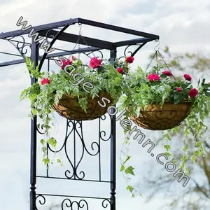 Flower Garden Metal Patio Porch Furniture Garden Yard Trellis Arbor Pergola Arch