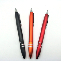 Stylo à bille rétractable avec bannière publicitaire en métal imprimé avec logo et stylet