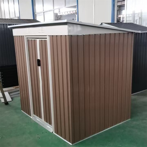 Abri de jardin moderne avec <span class=keywords><strong>toit</strong></span> à <span class=keywords><strong>double</strong></span> pente Fondation de maison <span class=keywords><strong>en</strong></span> fer-blanc pour le stationnement de voitures Outil <span class=keywords><strong>en</strong></span> <span class=keywords><strong>bois</strong></span> traité sous pression Style de pièce - Product Image 3
