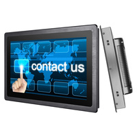Nueva Pantalla LCD Industrial de Alto Brillo para Exteriores de 7-21.5 Pulgadas, Impermeable IP65, Marco Abierto, USB Serial, Pantalla Táctil Capacitiva IPS