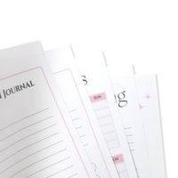 Diario de Crecimiento Personalizado con Espiral, 90 Días, Autocuidado, Bienestar, Mindfulness, Manifestación, Inspiración, Papel Espiritual