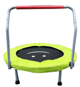 Mini trampoline CreateFun de haute qualité, vert, pour <span class=keywords><strong>saut</strong></span> <span class=keywords><strong>à</strong></span> <span class=keywords><strong>l</strong></span>'<span class=keywords><strong>élastique</strong></span>, intérieur/extérieur, avec poignée, unisexe, pour enfants. - Product Image 1