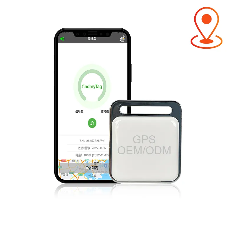 Mini Gps Tracker Locator Smart Auto Gps Anti-Verloren Draadloze App Ios/Andriod Gps Draagbare Anti Verloren Locator