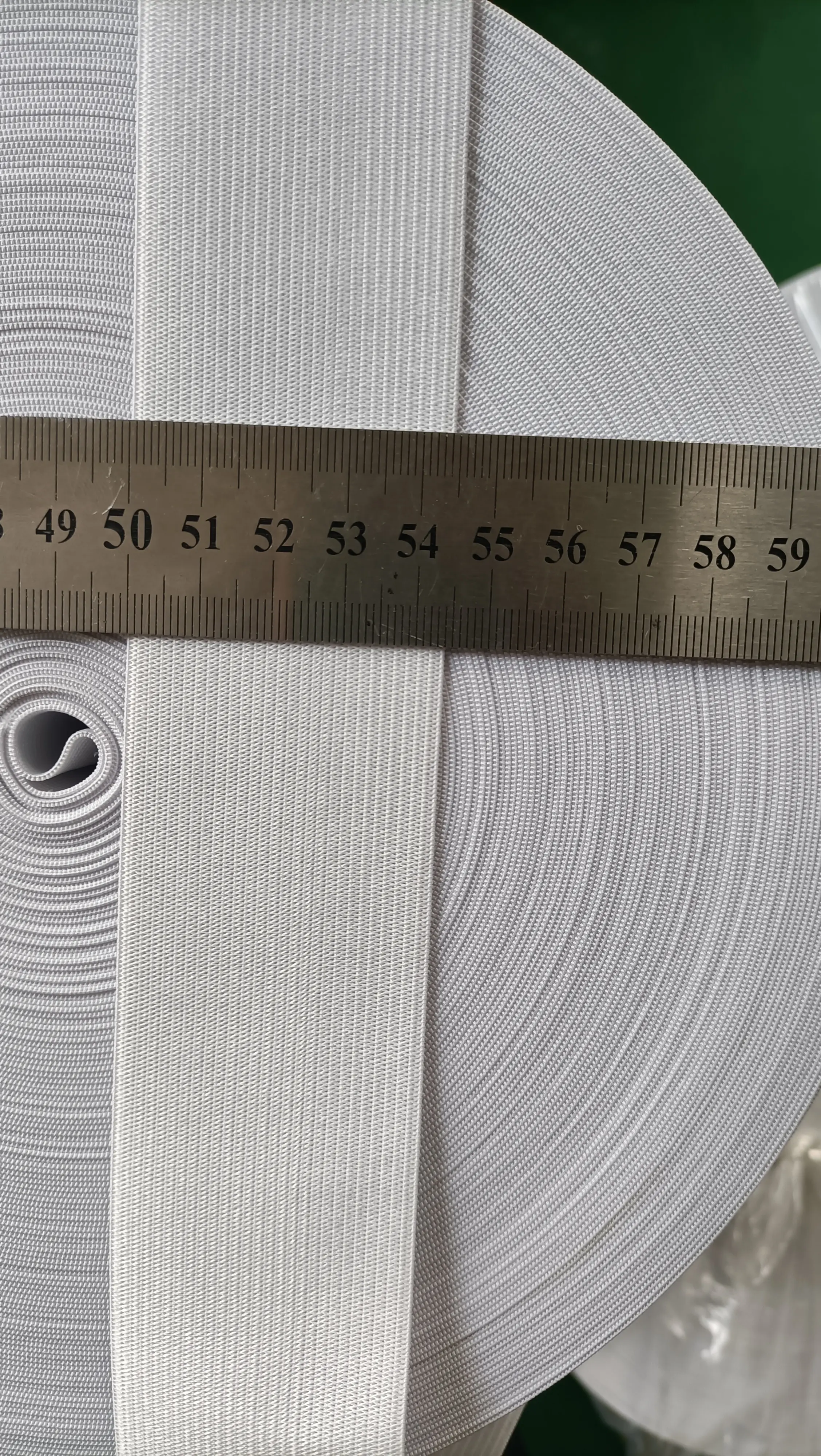 Banda elástica trenzada de punto suave para costura, accesorios de ropa, 1/1, 5, 2/2, 5, 3, 4 y 5cm de ancho, color blanco/negro