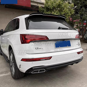 Aileron de coffre arrière de style V pour Audi Q5 Q5L 2019 2020 2021 2022 2023, en ABS de haute qualité, accessoires de carrosserie - Product Image 3