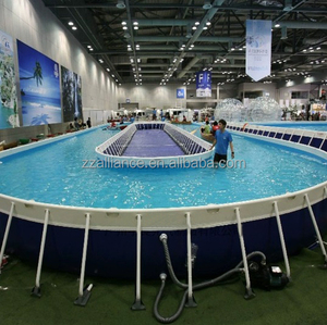Piscine dehors à l'intérieur de la taille ovale de piscine d'eau de cadre de parc aquatique - Product Image 2