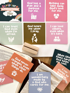 Carte di affermazione delle scritture per bambini con supporto con schede di memoria in versi della bibbia per bambini - Product Image 5