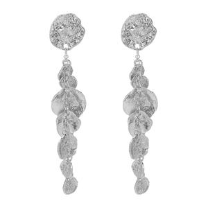 HL มาใหม่แฟชั่นหรูหรา18K ต่างหูโลหะรูปทรงเรขาคณิตแบบยาวจี้แผ่นกลม - Product Image 5