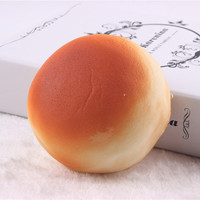 Jouet anti-stress en mousse PU en forme de pain et hamburger, à rebond lent, pour la relaxation, accessoires de photographie culinaire, décoration pour la maison et les pâtisseries