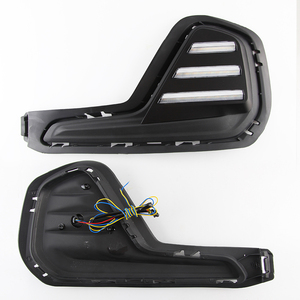 Luz LED de Conducción Diurna para Automóvil Chevrolet Cavalier <span class=keywords><strong>Onix</strong></span> 2019 2020 2021 2022, Lámpara <span class=keywords><strong>Antiniebla</strong></span> LED DRL, Señal de Giro Dinámica Amarilla - Product Image 4