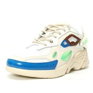 Chaussures de sport décontractées pour hommes de haute qualité, respirantes, en maille, à lacets, bleu et blanc, couleur classique, pour la course et la marche - Product Image 5