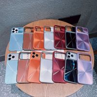 Coque de téléphone de luxe scintillante effet aurore brillante pour iPhone 18 17 15 16 Pro Max 14 12 11 13 Pro avec protection intégrale de l'objectif en verre