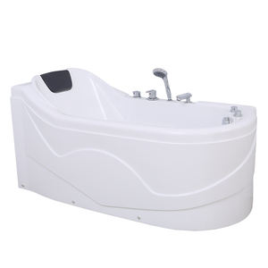 Bañeras de Diseño Clásico RELAX en Oferta, Bañera de Esquina Acrílica Blanca, SPA, Bañera Sexual con Grifo y Almohada - Product Image 6