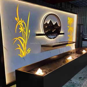 Acqua caratteristica <span class=keywords><strong>giardino</strong></span> decorazione esterna su misura moderna grande fatta a mano intaglio parete acqua cascata <span class=keywords><strong>fontana</strong></span> - Product Image 2