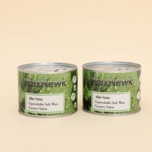 WaxNewK 400g Cera Depilatoria con Aroma a <span class=keywords><strong>Aloe</strong></span> <span class=keywords><strong>Vera</strong></span>, Depilación con Cera Caliente <span class=keywords><strong>en</strong></span> Lata, Cera Suave Indolora <span class=keywords><strong>en</strong></span> Lata - Product Image 3