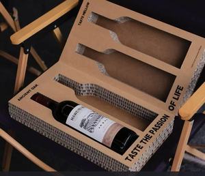 Biểu tượng tùy chỉnh giấy bưu phẩm hộp bọc bảo vệ tổ ong giấy đồ chơi chai thủy tinh bao bì sản phẩm bảo vệ vận chuyển hộp - Product Image 2