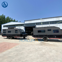 Caravane compacte Honlu, fabrication de caravanes, camping-car, remorque de camping avec cuisine entièrement équipée, caravane à vendre aux États-Unis
