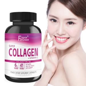 Suplemento de Colágeno con Vitamina C y Biotina para Hombres y Mujeres, Antioxidantes y Apoyo para la Salud de la Piel, Cabello y Uñas, Tabletas de Colágeno - Product Image 1