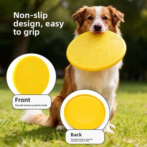 Nuevo Disco Volador de Silicona para Perros 2026, Juguete Interactivo de Goma Suave Resistente a Mordidas para Entrenamiento y Alivio del Aburrimiento, Juguete para Mascotas - Product Image 3