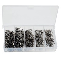 Connecteur en fer à huit anneaux, pivot américain renforcé, accessoires de pêche Luya, boîte à 5 compartiments, vente en gros, marque Shengding