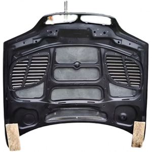 <b>For</b> BMW E46 4door Post GTR Engine Hood with Perforations CF Material <b>for</b> BMW E46 4door Post GTR Engine Hood with Perforations - Product Image 1