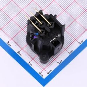 CT3-05M-EP XLR Connector Through hole Component (THT) Connector 3P Male Right Angle Insert 6A - Product Image 2