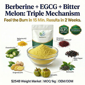OEM ODM Etichetta Privata Verificato HPLC 97% Berberina HCl 95% <span class=keywords><strong>Quercetina</strong></span> Estratto Erboristico in Polvere per Metabolismo Gestione del Peso Vitalità - Product Image 1