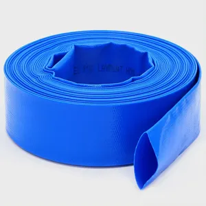 1.5" X 100m Reinforced Lay Flat Hose 60 Psi Water Pump Pipe Weather Resistant PVC Layflat Hose For Water Transfer