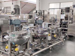 Marcas Automático Suave Vitamina Pectina Gelatina Almidón Mogul Gummy Candy Depositing Machine Línea de producción Panel táctil LED - Product Image 2