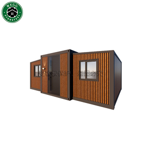 Maison conteneur préfabriquée à panneaux sandwich, 2-3 chambres, construction rapide, extensible, villa mobile - Product Image 1