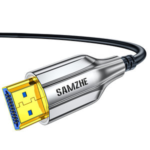 <span class=keywords><strong>สาย</strong></span>เคเบิล SAMZHE 4K ไฟเบอร์ <span class=keywords><strong>HDMI</strong></span> ระดับพรีเมียม สำหรับวิดีโอ 3D งานวิศวกรรม ตกแต่ง เชื่อม<span class=keywords><strong>ต่อ</strong></span> สำหรับพีซี <span class=keywords><strong>ทีวี</strong></span> โปรเจคเตอร์ โฮมเธียเตอร์ - Product Image 2