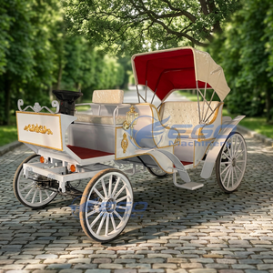 Carruaje de Caballos para Bodas de Princesas/Fabricante de Carruajes Victoria/Carruaje Eléctrico sin Caballos para Turismo en Venta - Product Image 2