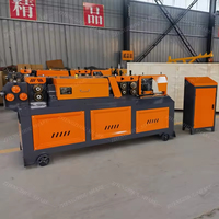 Machine automatique de redressage et de découpe de barres d'acier CNC Machine à redresser et à découper les métaux à grande vitesse pour barres rondes