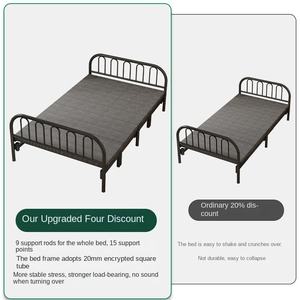 Canapé-<span class=keywords><strong>lit</strong></span> en métal, cadre de taille Queen, chaise pliante, <span class=keywords><strong>matelas</strong></span> pneumatique, <span class=keywords><strong>lit</strong></span> à vendre, <span class=keywords><strong>lit</strong></span> pliant avec <span class=keywords><strong>matelas</strong></span> - Product Image 3