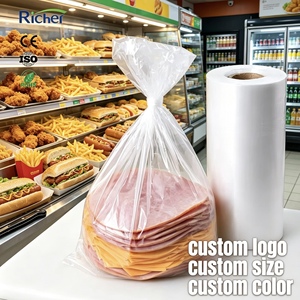 HDPE Deli <b>Bag</b> Roll Transparent Food Grade Sandwich <b>Bags</b> Perforated on Roll Daily To Go for Cafe Takeaway - Product Image 1